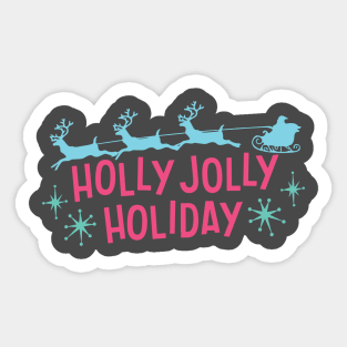 Holly Jolly holiday Sticker